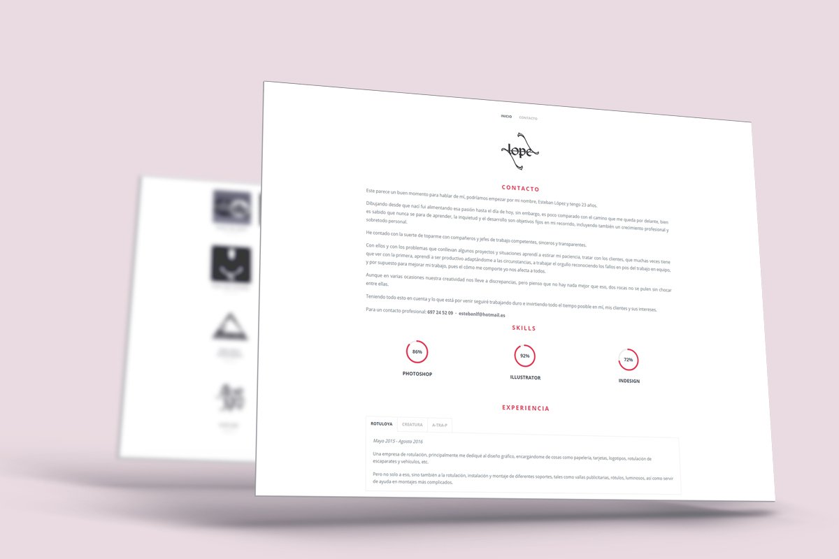 vista contacto portfolio Zlope Creative Studio