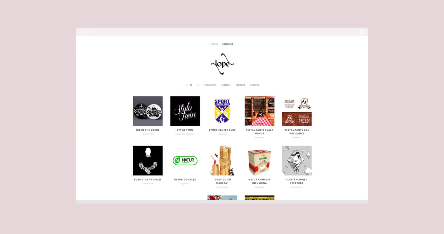 inicio portfolio zlope Creative Studio