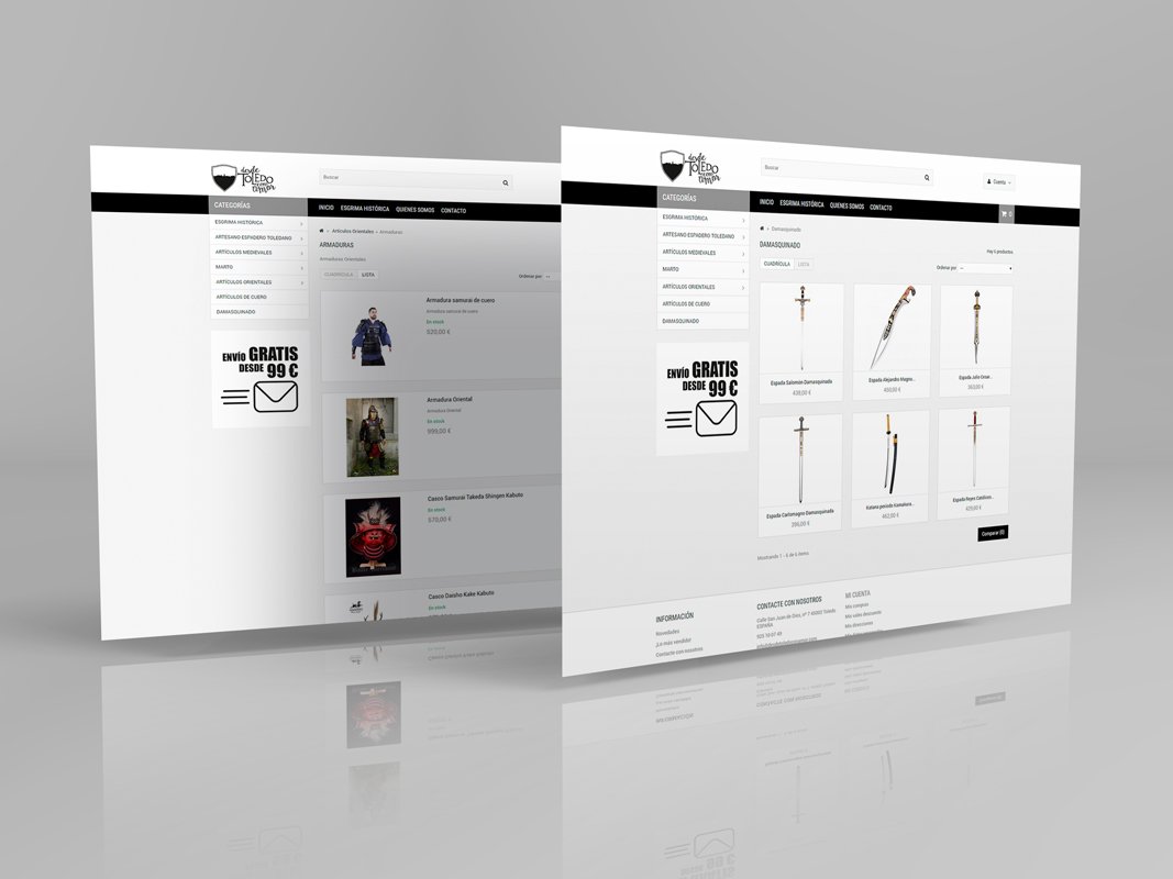 pagina tienda online Desde Toledo con Amor Creative Studio