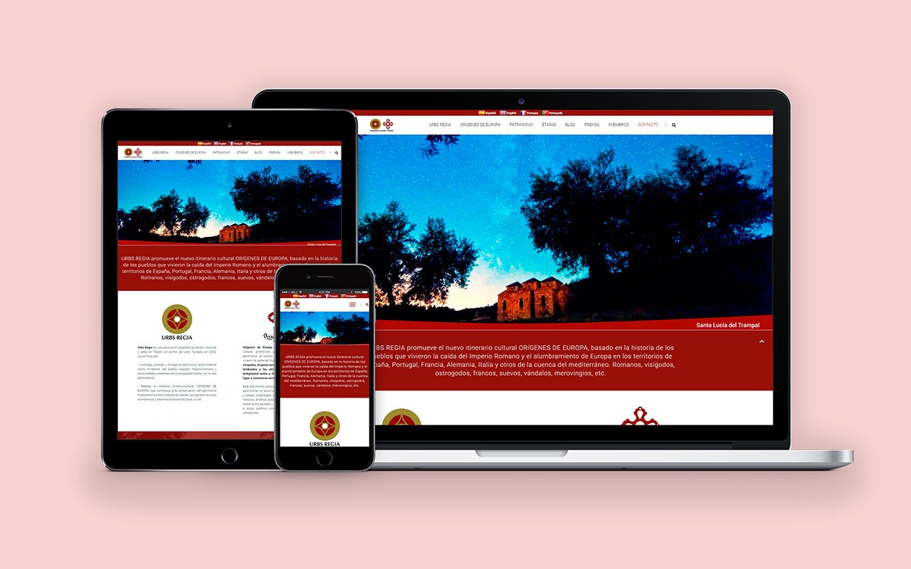 vistas web responsive de Urbs Regia Creative Studio