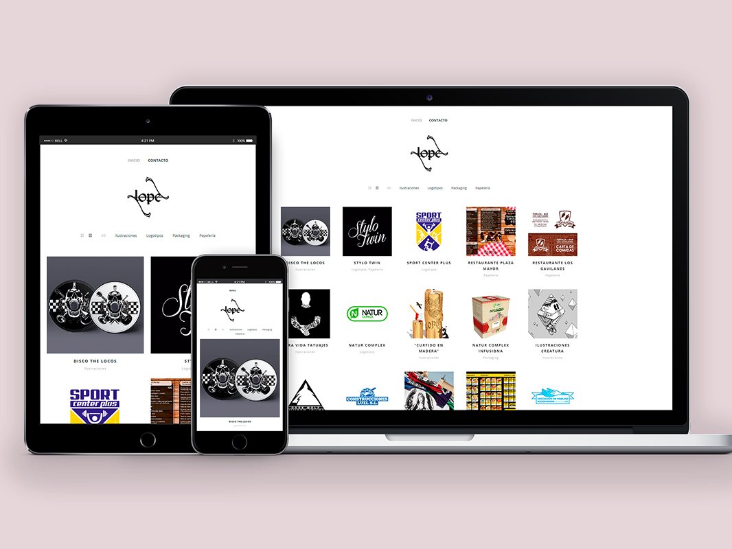 vistas web responsive de Zlope Creative Studio