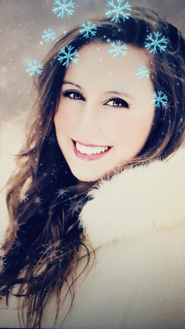 Filtro Snapchat nieve navidad