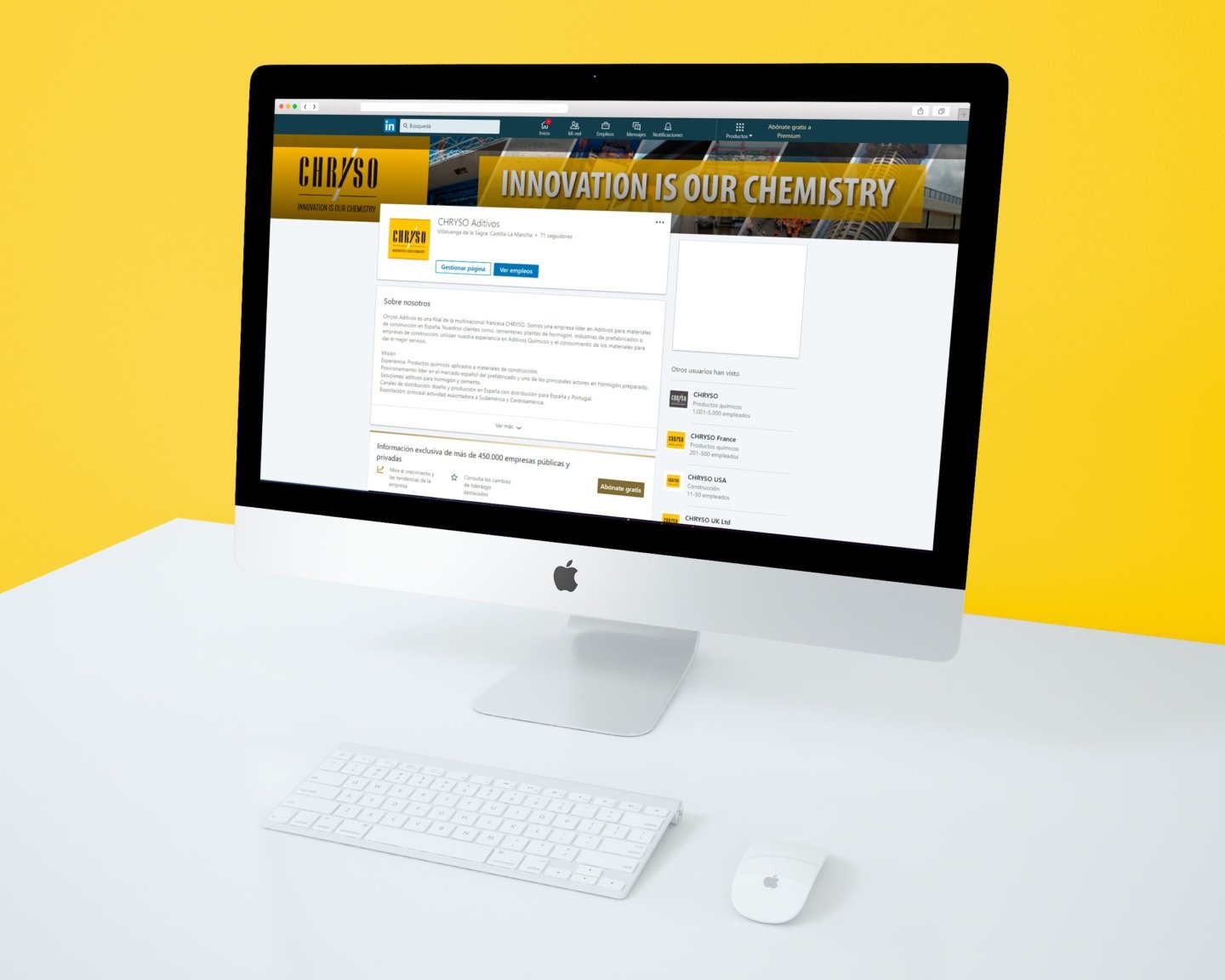 LinkedIn CHRYSO Aditivos - Creative Studio