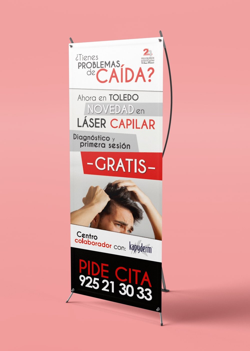 Xbanner 2h peluqueros y esteticistas - Creative Studio, Diseño, Web y Publicidad en Toledo