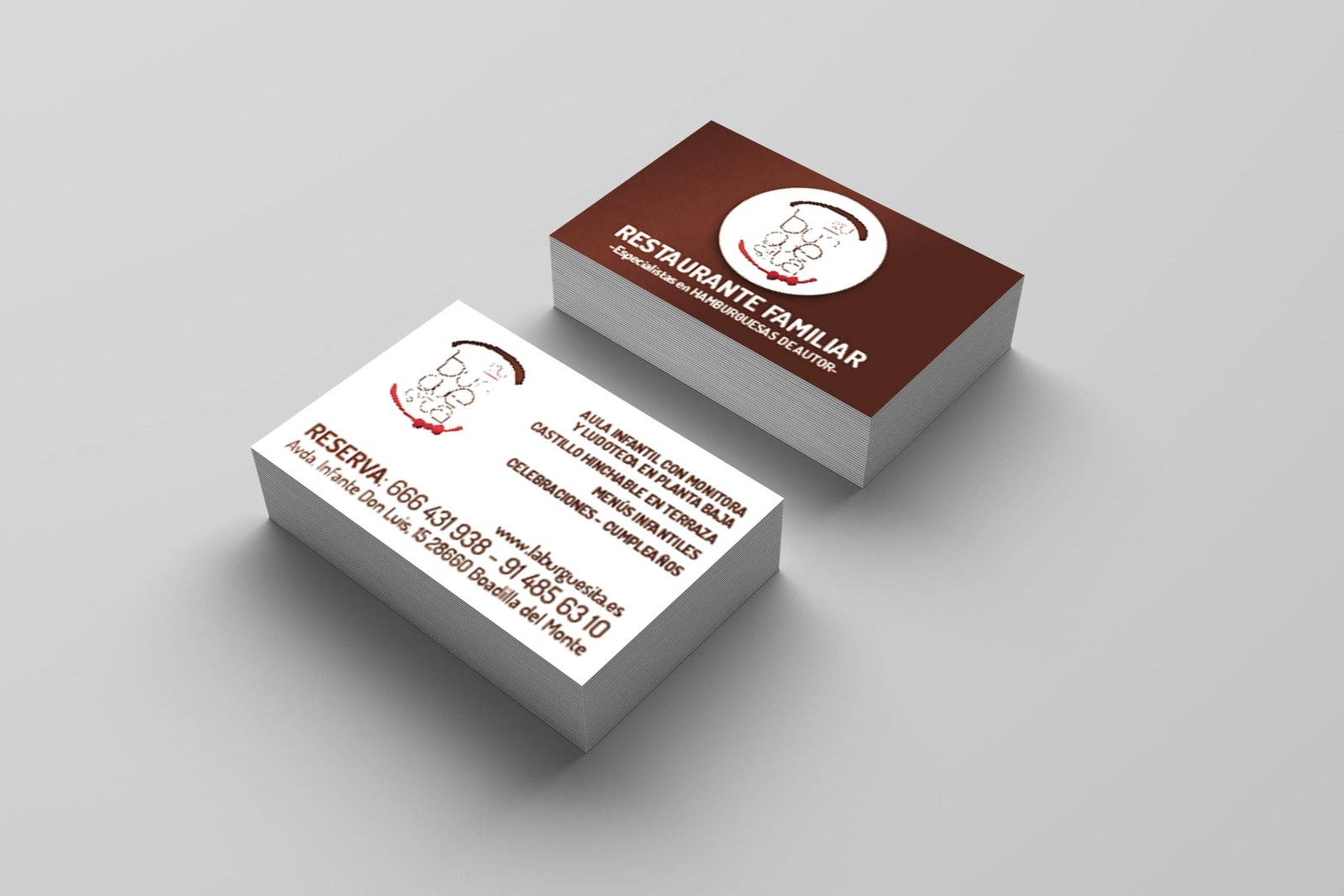 Tarjeta de visita La Burguesita - Creative Studio, diseño, web y publicidad en Toledo