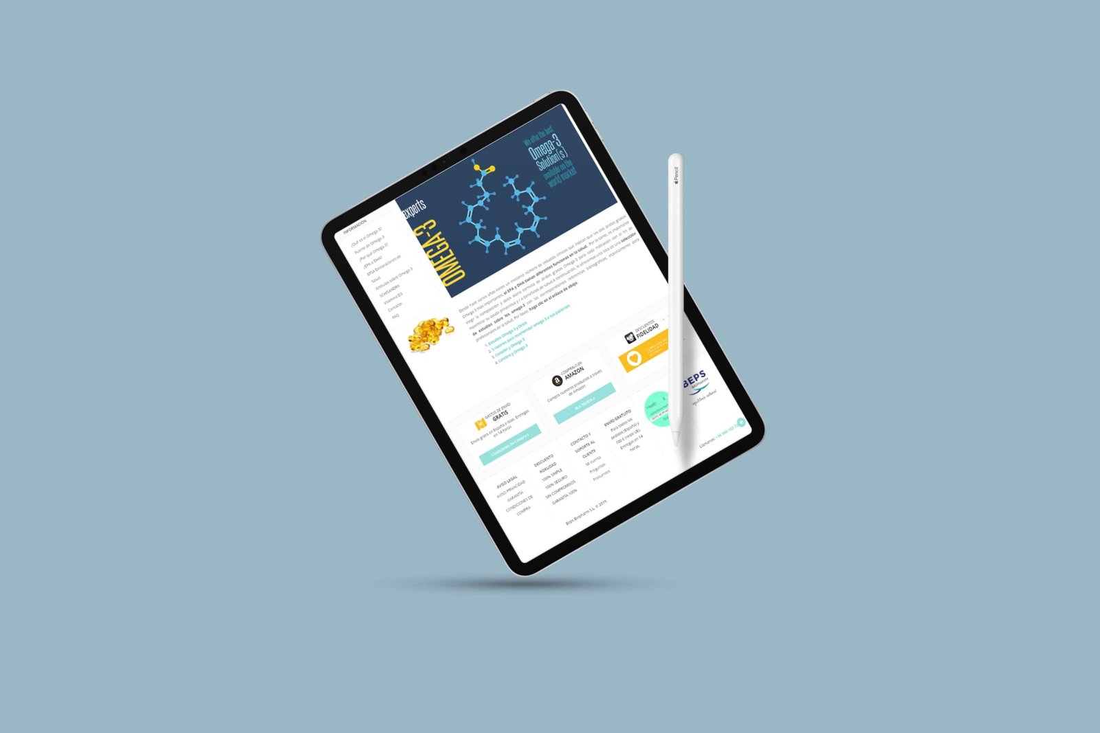 EPA o DHA Puro Omega - Creative Studio, diseño, web y publicidad en Toledo