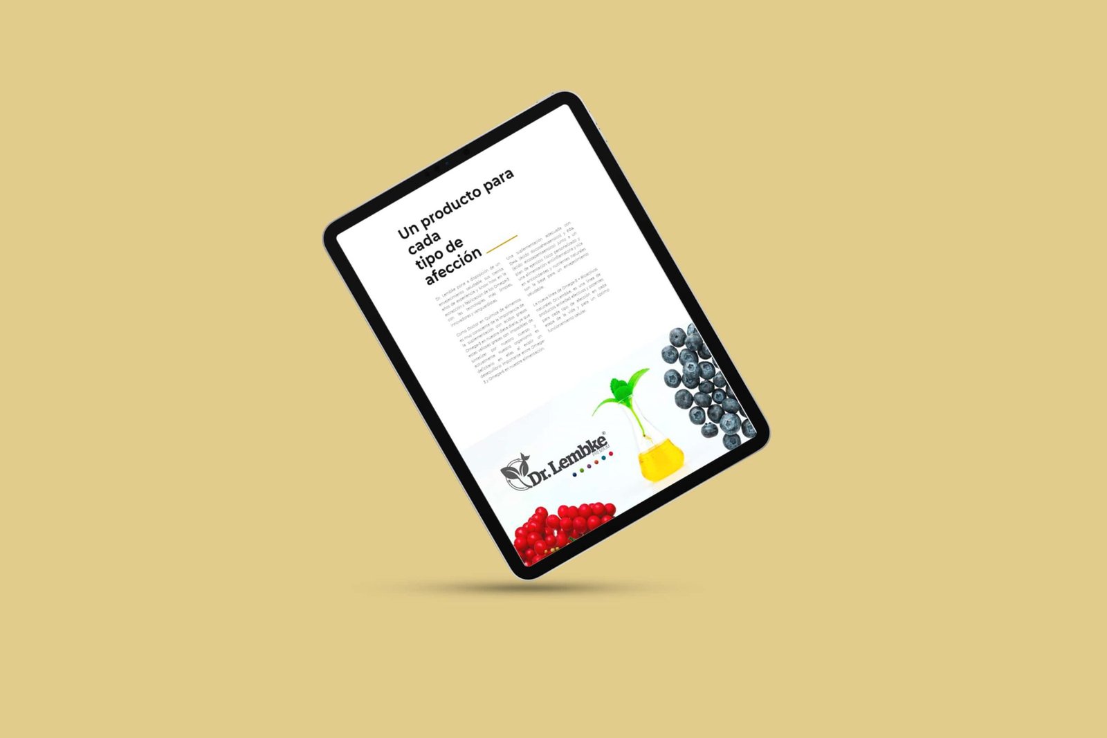 Ipad Página web Dr Lembke - Creative Studio, diseño, web y publicidad en Toledo