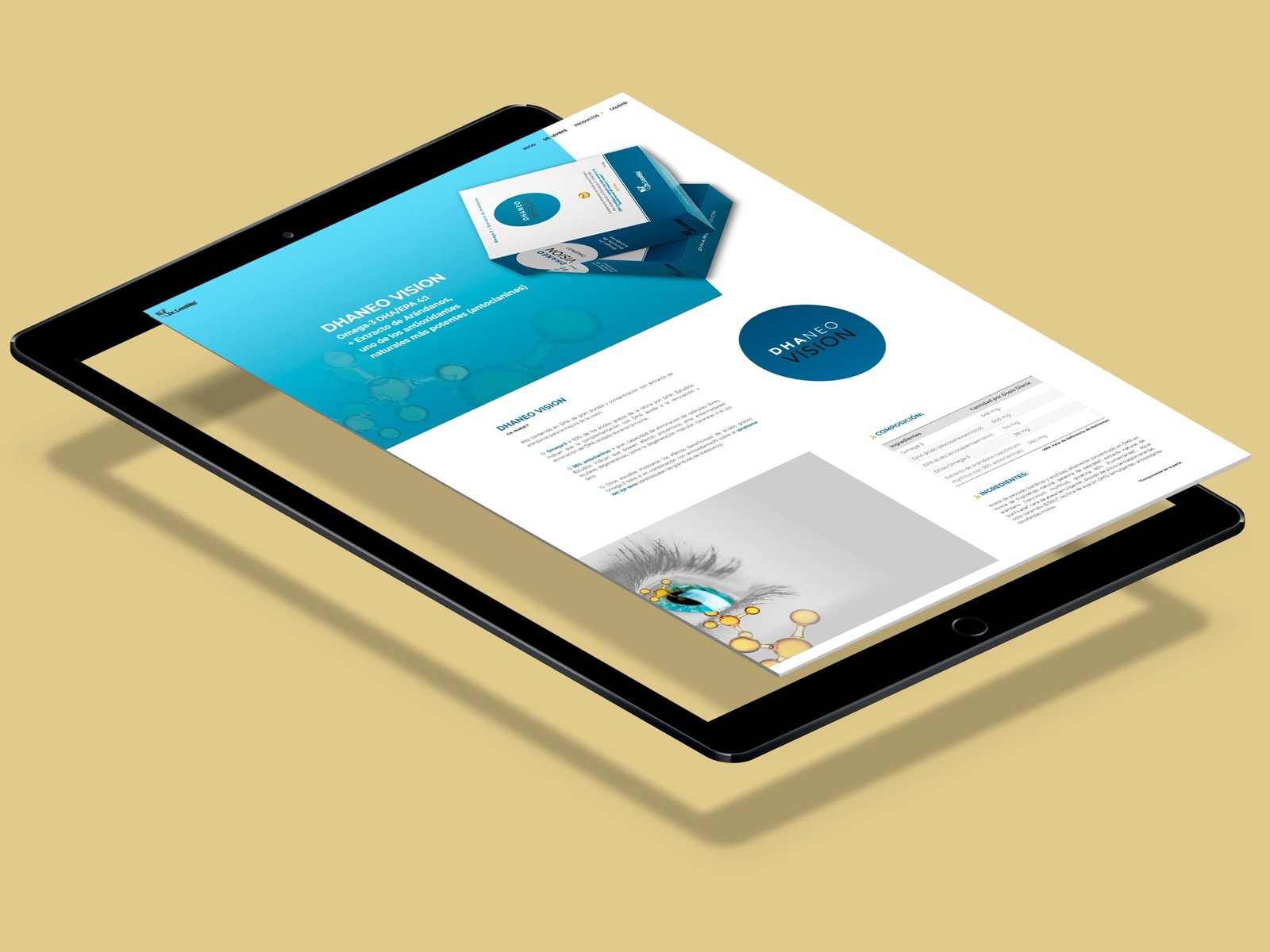 Página web Ipad Dr Lembke - Creative Studio, diseño, web y publicidad en Toledo