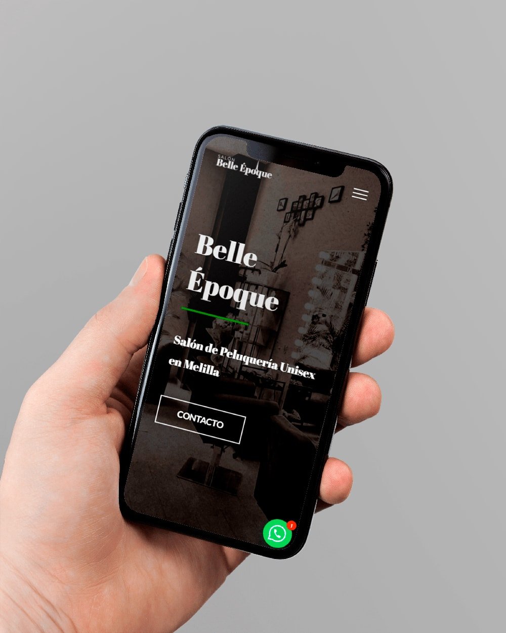 Salón Belle Époque responsive - Creative Studio, diseño, web y publicidad en Toledo