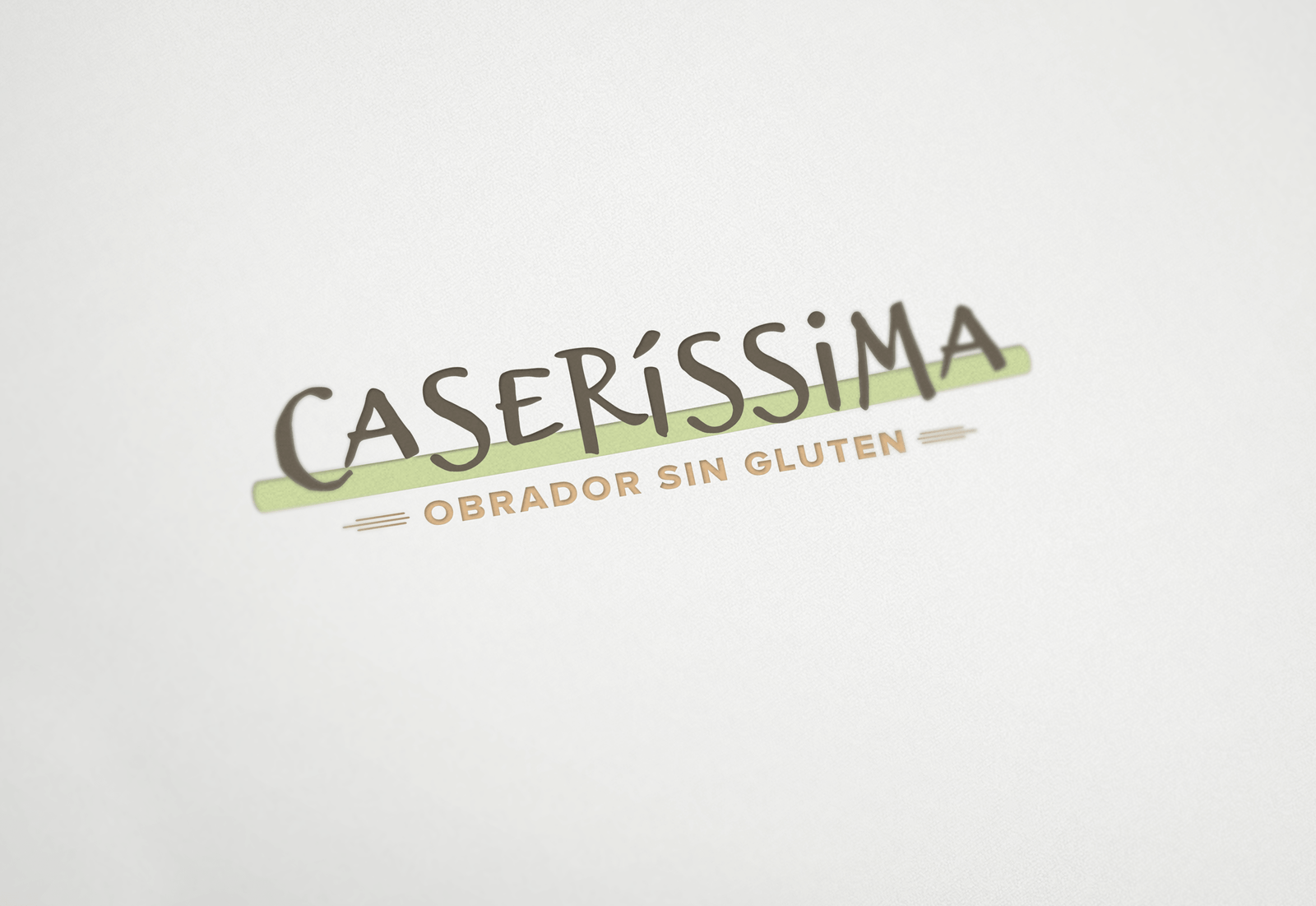 Logo Caseríssima, obrador sin gluten - Creative Studio, diseño, web y publicidad en Toledo
