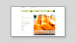 Página web Caseríssima, obrador sin gluten - Creative Studio, diseño, web y publicidad en Toledo